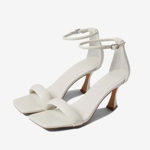 Marc Fisher LTD Women's Derine Heeled Sandal in Ivory